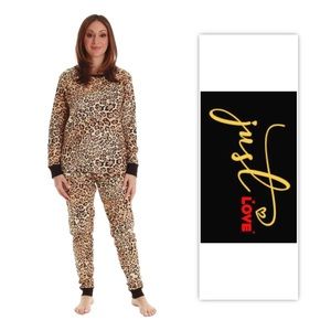 Just Love Leopard Jogger Pajamas Set